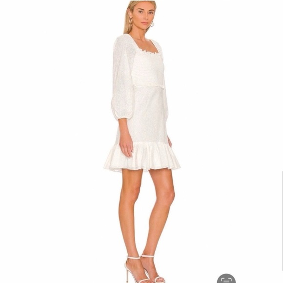 Veronica Beard Denise Dress in Off White $398 Bridal Formal Event Size 8 - Picture 6 of 6